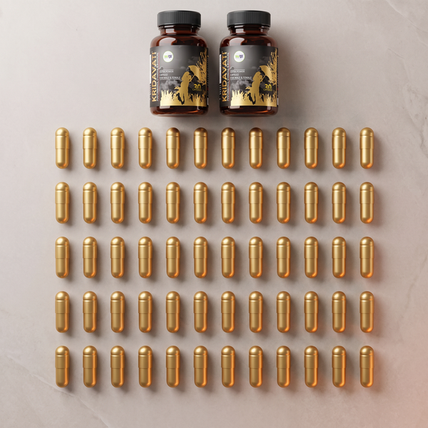 Kridavati 2 Month Full Course — 60 capsules two bottles