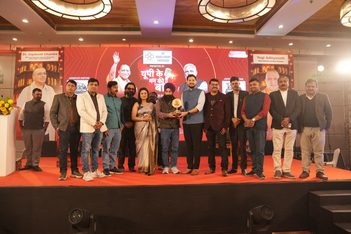 Among the honourees at Bharat24's 'UP Ke Mann Ki Baat' conclave